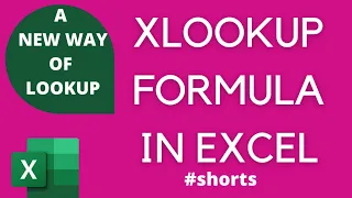 Xlookup formula in Excel in Tamil #shorts #xlookup