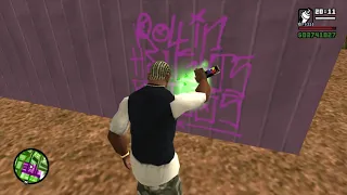 GTA San Andreas - Pintando Los 100 Grafitis de Memoria y en Directo ( Sin edición )