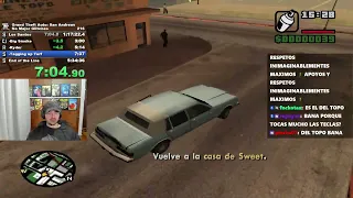 Bananirou hace speedrun de GTA SA y pierde por un bug