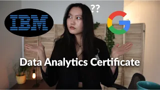 What's the best certificate for data analysts? Google vs IBM Data Analyst Certificate