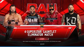 WWE 2K24 Universe - RAW, running the gauntlet