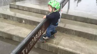 Little Wyatt Skateboarding 9