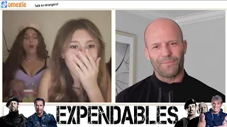 THE EXPENDABLES En Omegle I Bromas y Sustos con Jason Statham Sylvester Stallone - Schwarzenegger...