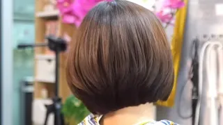 beautiful bob haircut #bob #hairstyle #subscriber   #haircut #cutting hair