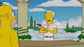 Homer goas to HEAVEN???