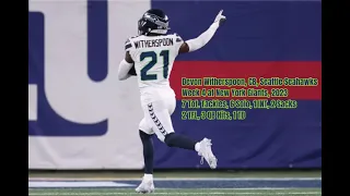 Devon Witherspoon Week 4 Every Tackle, Sack, INT and TD Seattle Seahawks at New York Giants NFL 2023