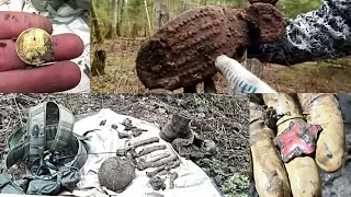 Раскопки в Рамушевском коридоре смерти. Вахта Памяти 2018 #6/ Excavations of Soviet soldiers WW2