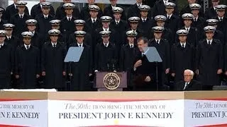 Ceremonies across the U.S. honor JFK