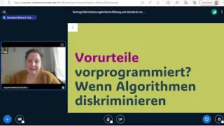Vortrag KI aus der Perspektive diskriminierungskritischer Bildungsarbeit