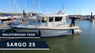 Sargo 25 - £112k Walkthrough Tour - The small boat with a big heart!