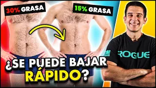 ⏰ BAJAR RÁPIDO del 30% al 15% de GRASA CORPORAL | ¿Cuánto TIEMPO Necesitas Exactamente?