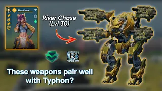 Warrior Typhon - Mace + Nuclear Amplifier x2 / Pilot River Chase Gameplay[WR][60 FPS]