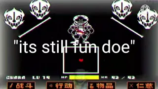 undertale fangames in a nutshell