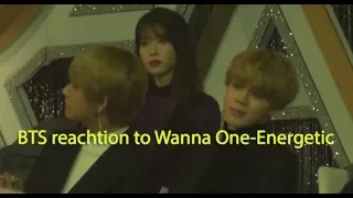 BTS reachtion to Wanna one Energetic - 방탄소년단 리액션 워너원 트와이라잇 in Golden Disc Award 2018