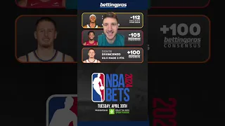 Bet THESE 3 #NBA Player Props for Tuesday (4/30) 🤑 (BettingPros #shorts #sports #sportsbetting)