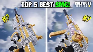 Top 5 best SMG in Cod mobile Season 3 #codm