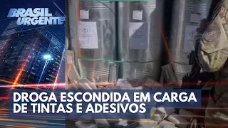 Cocaína do PCC tem localizador em container | Brasil Urgente