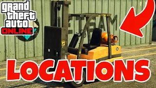 Locations for the Forklift | GTA 5 ONLINE