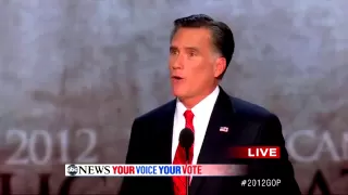 Mitt Romney RNC Speech (COMPLETE): 'When the World Needs Someone ... You Need an American'