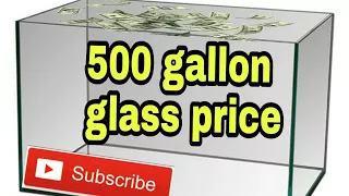 500 gallon plywood tank glass price