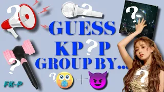 GUESS KPOP GROUP BY...