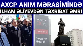 Xocalı anım yürüşündə Əliyev rejimindən daha bir iyrənclik! Əli Kərimlinin çıxışı!