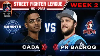 Caba (Guile) vs. PR Balrog (Juri) - Bo3 - Street Fighter League Pro-US 2023 Week 2