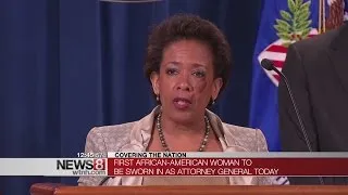 Loretta Lynch sworn in as new US attorney general