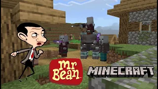 Mr Bean visits Minecraft - Fan made parody