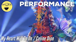 Seahorse performs "My Heart Will Go On" by Celine Dion | Season 4 - THE MASKED SINGER