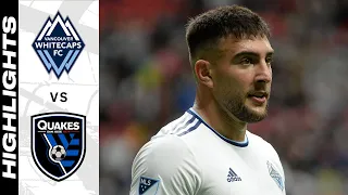 HIGHLIGHTS: Vancouver Whitecaps FC vs. San Jose Earthquakes | May 14, 2022