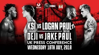 KSI vs. LOGAN PAUL UK PRESS CONFERENCE (OFFICIAL)