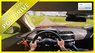 POV Drive - Jaguar F-Pace 2018 (250 PS, 25t) - Onboard Test Drive (pure driving)