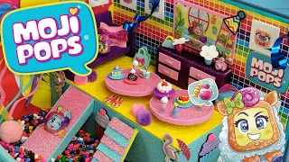 Moji Pops 😇 Будинок з днем ​​народження та басейн 🎉 Мініатюрний ляльковий будиночок 🏡 Rainbow House