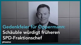 Bundestag: Gedenken an Thomas Oppermann