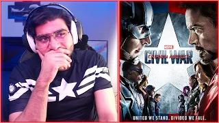 Watching Captain America Civil War - Start of Marvel Phase 3 - Full Movie Reaction/Commentary