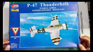 Lodela Revell P-47 Thunderbolt Fuerza Aerea Expedicionaria Mexicana 1/32 Scale Model