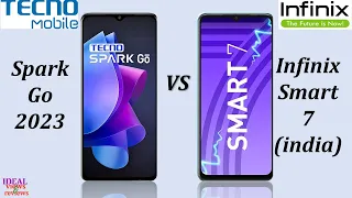 tecno spark go 2023 vs infinix smart 7 (in india)