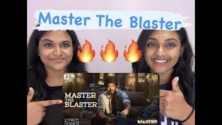 Master the Blaster Lyric REACTION | Thalapathy Vijay | AnirudhRavichander | LokeshKanagaraj