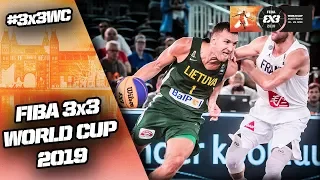 France v Lithuania | Men’s Full Game | FIBA 3x3 World Cup 2019