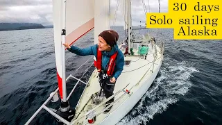 First Time Solo Sailing & Docking this 45ft Boat...