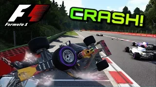 BIGGEST F1 2017 CRASHES, FAILS, GLITCHES & SAVES