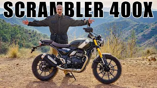 2024 Triumph Scrambler 400X Review | On & Off Road in the Incredible Spanish Mountains!