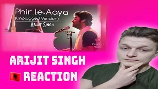 Arijit Singh - Phir Le Aaya Dil MTV Unplugged | Foreigner Reaction