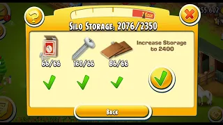 Upgrading Silo Storage To 2400 | Hay Day Level 100