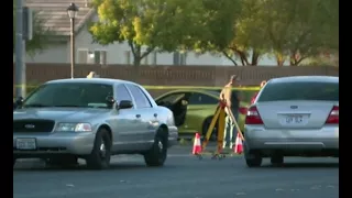 One hospitalized after 2 drivers exchange gunfire in North Las Vegas road rage incident