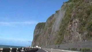 Ile de la Réunion,Route du Littoral en mode basculée,part 1