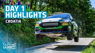 Junior WRC Day 1 Highlights | WRC Croatia Rally 2024