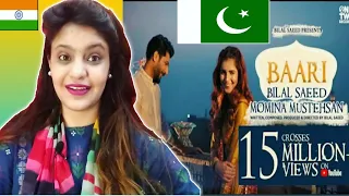 Indian Reaction || Baari by Bilal Saeed and Momina Mustehsan || Bear My Reaction 🐻