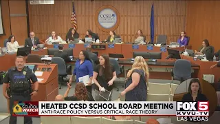 Race policy sparks heated debate among parents at CCSD Board meeting